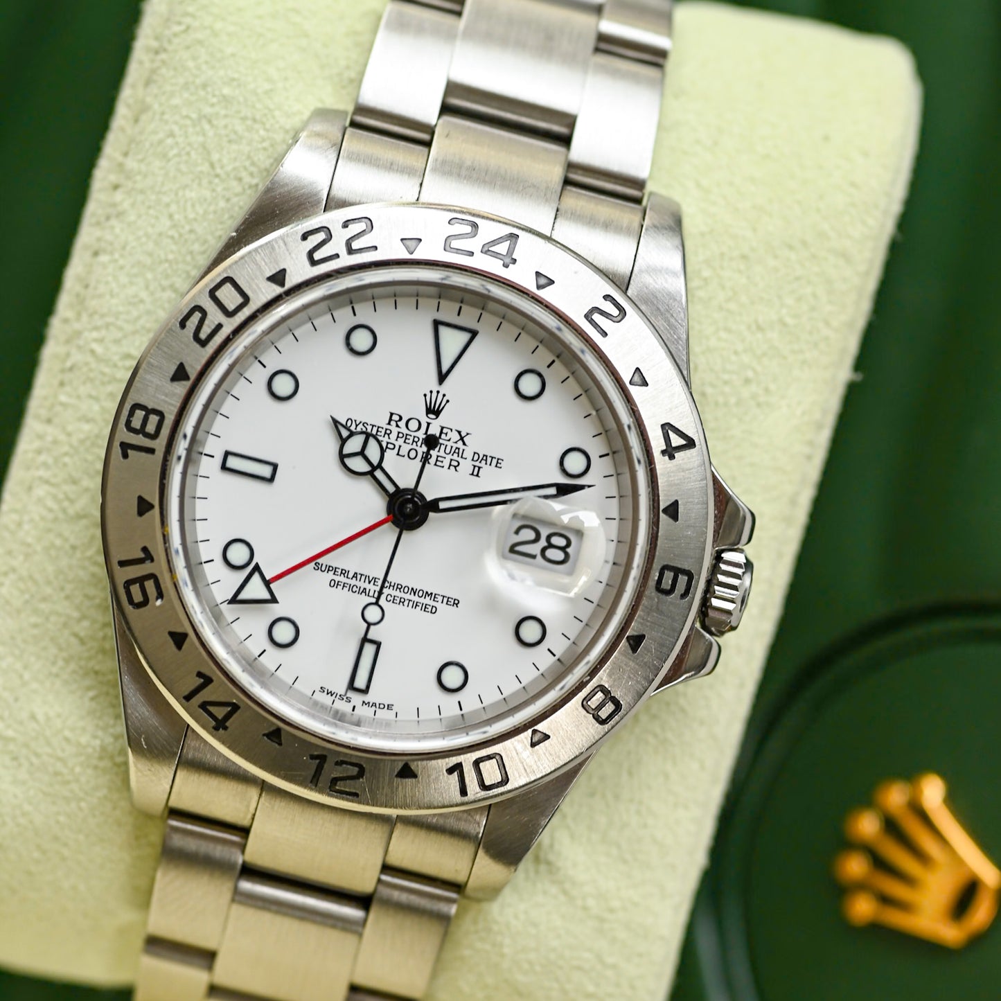 Rolex Explorer II reference 16570 with box & papers