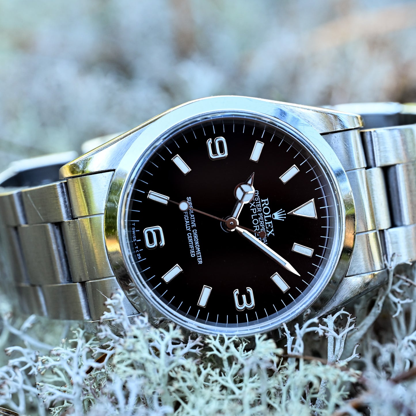 Rolex Explorer I reference 14270 with box & papers