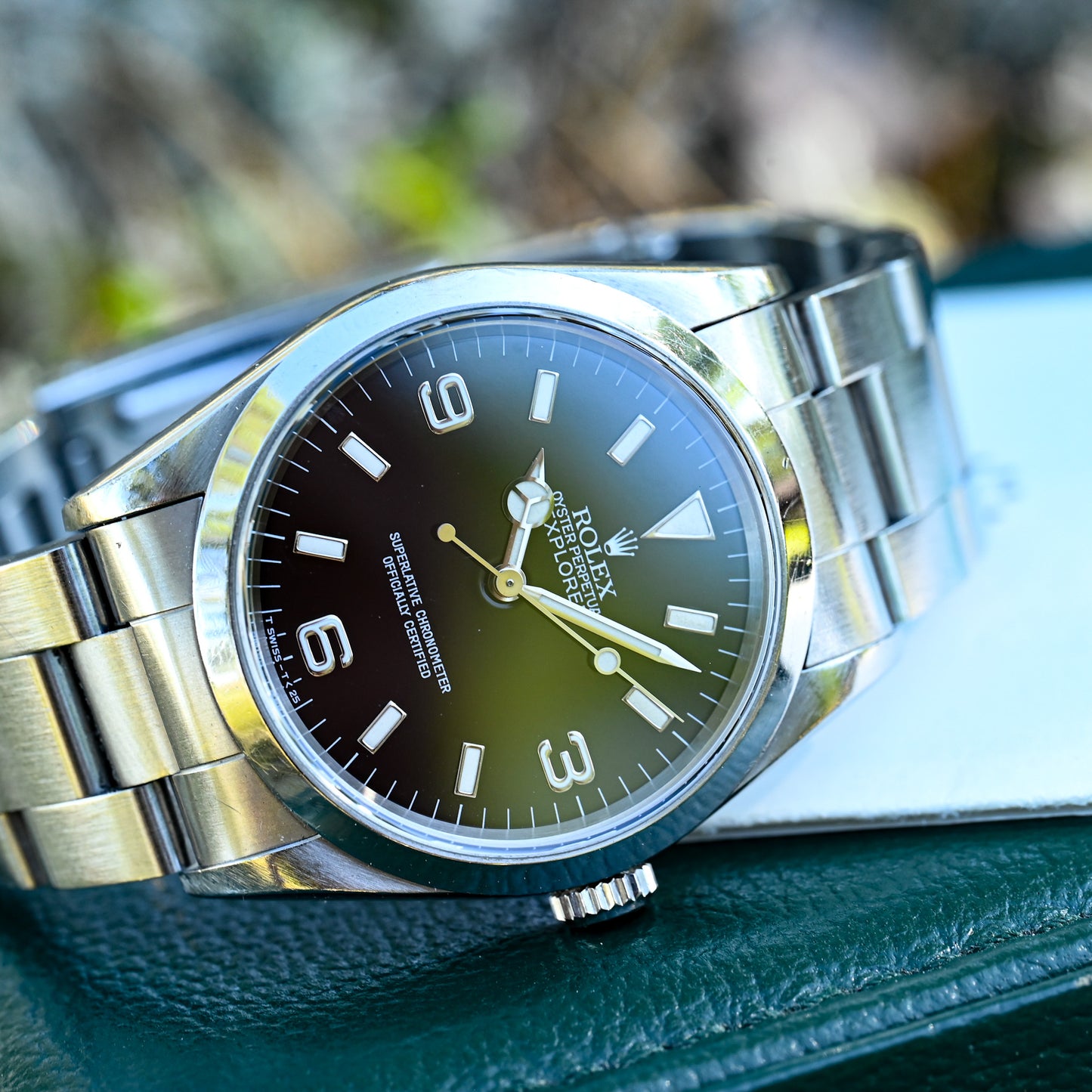 Rolex Explorer I reference 14270 with box & papers