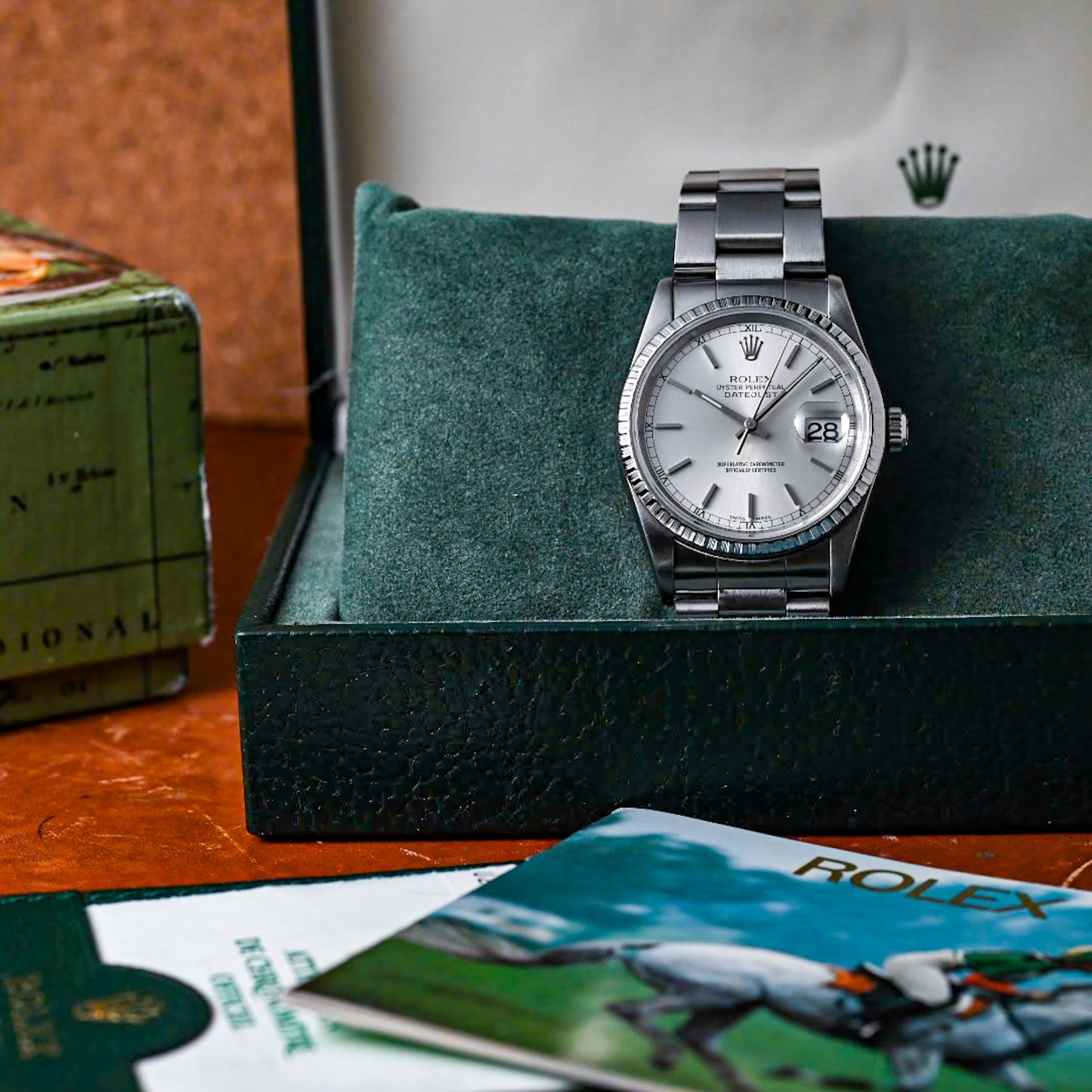 Rolex Datejus 36 reference 16220 with box & papers